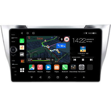 Lexus RX 300, RX 330, RX 350, RX 400h 2003-2009 (серебряная) Canbox M-Line 7851-10-1473 на Android 10 (4G-SIM, 4/64, DSP, QLed)