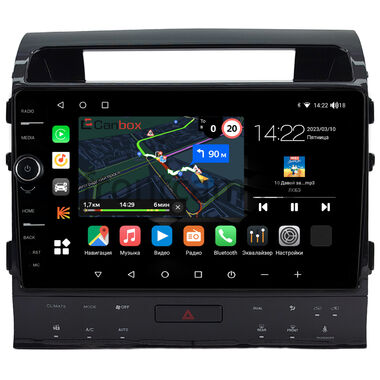 Toyota Land Cruiser 200 2007-2015 для авто с Navi (Тип ABC) Canbox M-Line 7851-10-1745 на Android 10 (4G-SIM, 4/64, DSP, QLed)