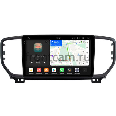 Kia Sportage 4 2018-2022 Canbox PRO-Line 2K 4250-9-0638 на Android 13 (4G-SIM, 6/128, DSP, QLed) (для авто с камерой, черная)