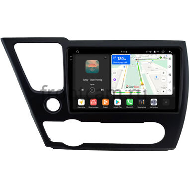 Honda Civic 9 4D 2013-2017 (матовая, левый руль, седан) Canbox PRO-Line 2K 4254-9-0831 на Android 13 (4G-SIM, 12/256, DSP, QLed)