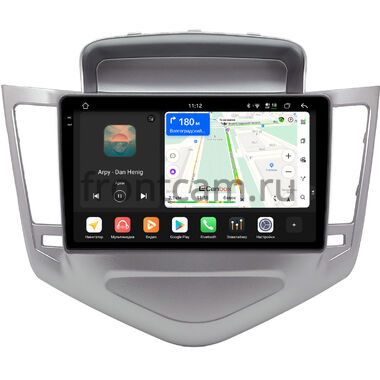 Chevrolet Cruze 2008-2012 (серебро) Canbox PRO-Line 2K 4250-9-1284 на Android 13 (4G-SIM, 6/128, DSP, QLed)