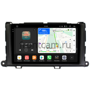 Toyota Sienna 3 (2010-2014) Canbox PRO-Line 2K 4250-9-202 на Android 13 (4G-SIM, 6/128, DSP, QLed)