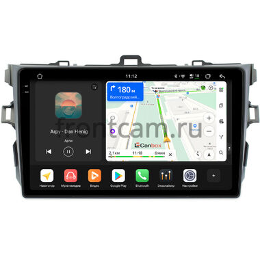 Toyota Corolla (E150) 2006-2013 (серая, без воздуховодов) Canbox PRO-Line 2K 4250-9038 на Android 13 (4G-SIM, 6/128, DSP, QLed)