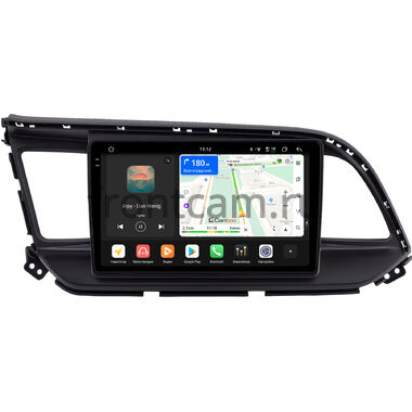 Hyundai Elantra 6 (AD) (2018-2020) (черная) Canbox PRO-Line 2K 4250-9207 на Android 13 (4G-SIM, 6/128, DSP, QLed)