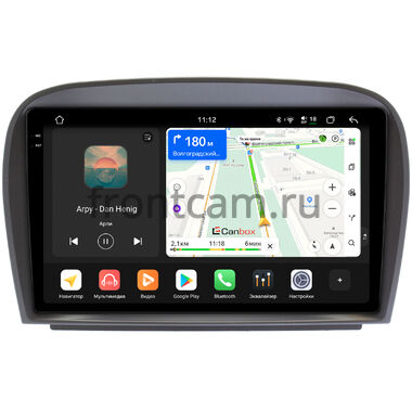 Mercedes-Benz SL (R230) (2001-2011) Canbox PRO-Line 2K 4252-9403 на Android 13 (4G-SIM, 8/256, DSP, QLed)