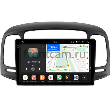 Hyundai Verna 2005-2010 (черная) Canbox PRO-Line 2K 4254-9-1411 на Android 13 (4G-SIM, 12/256, DSP, QLed)