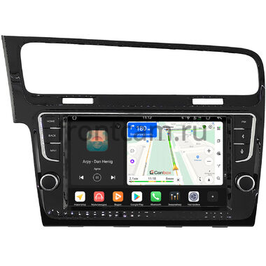 Volkswagen Golf 7 2012-2022 (черная, глянцевая) Canbox PRO-Line 2K 4254-9-3461 на Android 13 (4G-SIM, 12/256, DSP, QLed)