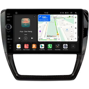 Volkswagen Jetta 6 2010-2018 (глянец) Canbox H-Line 8855-10-043 на Android 14 (4G-SIM, 8/128, DSP, QLed)