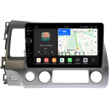 Honda Civic 8 4D 2005-2012 (левый руль, седан) Canbox PRO-Line 7872-10-063 на Android 13 (4G-SIM, 8/256, DSP, QLed)