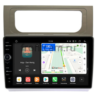 Volkswagen Touran 2 2010-2015 (серебристая) Canbox H-Line 8853-10-1161 на Android 14 (4G-SIM, 4/64, DSP, QLed)