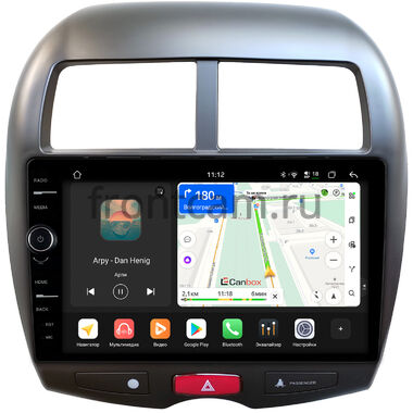 Mitsubishi ASX, Outlander Sport, RVR 3 2010-2019 Canbox PRO-Line 7873-10-1213 на Android 13 (4G-SIM, 12/256, DSP, QLed)