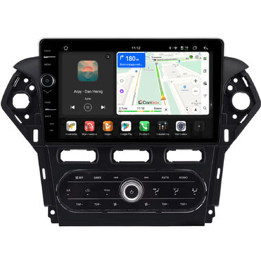 Ford Mondeo 4 2006-2010 (черная, Тип 2) Canbox H-Line 8854-10-2185 встроенный климат на Android 14 (4G-SIM, 6/128, DSP, QLed)