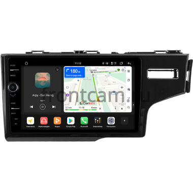 Honda Fit 3 2013-2020 (глянцевая, правый руль) Canbox H-Line 8845-9-0511 Android 14 (4G-SIM, 8/128, DSP, QLed)