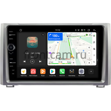 Toyota Tundra 2 2013-2021 (серебро) Canbox H-Line 8845-9-0655 на Android 14 (4G-SIM, 8/128, DSP, QLed)
