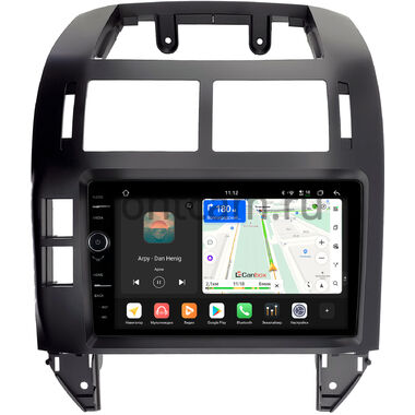 Volkswagen Polo 4 2001-2009 (черная) Canbox H-Line 8844-9-1229 на Android 14 (4G-SIM, 6/128, DSP, QLed)