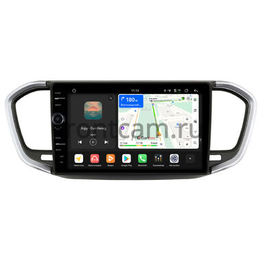 Lada Vesta (NG) 2022-2026, Aura 2024-2026 (вставка серебро) Canbox PRO-Line 7876-9-1290 на Android 13 (4G-SIM, 12/256, DSP, QLed)
