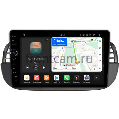 Fiat 500 2 2007-2015 Canbox PRO-Line 7876-9-1394 на Android 13 (4G-SIM, 12/256, DSP, QLed)