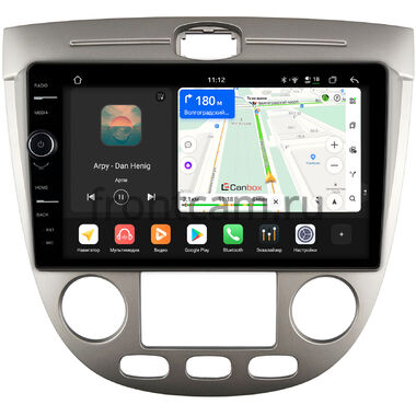 Chevrolet Lacetti 2004-2013 (тип 4, серая) Универсал / Хэтчбек с климатом Canbox H-Line 8845-9-279 на Android 14 (4G-SIM, 8/128, DSP, QLed)