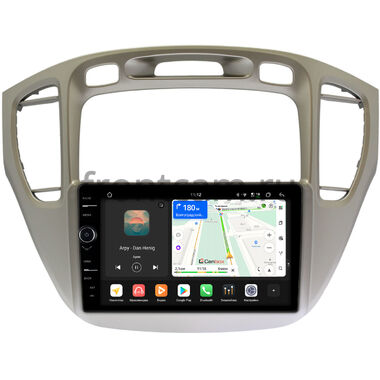 Toyota Highlander (U20), Kluger (XU20) 2000-2007 (серебро, для авто без монитора) Canbox H-Line 8845-9-409 на Android 14 (4G-SIM, 8/128, DSP, QLed)