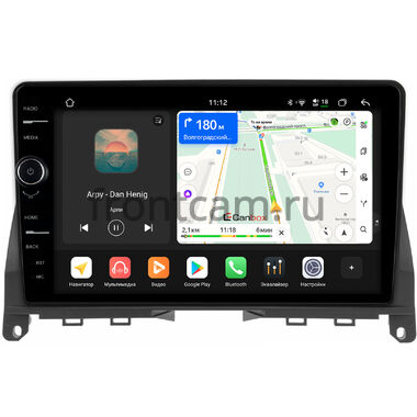 Mercedes-Benz C-klasse (w204) 2006-2011 (черная) Canbox PRO-Line 7876-9-702 на Android 13 (4G-SIM, 12/256, DSP, QLed)