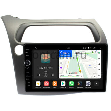 Honda Civic 8 5D 2005-2012 (левый руль, хэтчбэк) Canbox PRO-Line 7876-9-HO107N на Android 13 (4G-SIM, 12/256, DSP, QLed)