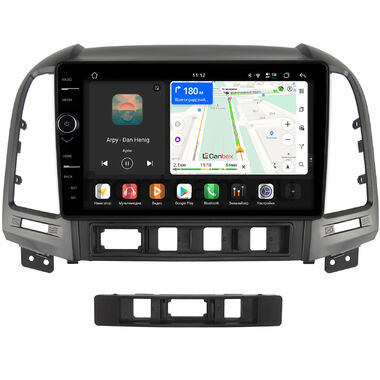 Hyundai Santa Fe 2 2005-2012 Canbox PRO-Line 7876-9052 на Android 13 (4G-SIM, 12/256, DSP, QLed)