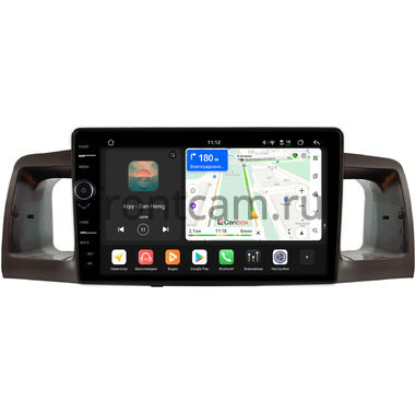 Toyota Allex, Corolla (E120) 2000-2007 (коричневая) Canbox PRO-Line 7875-9074 на Android 13 (4G-SIM, 8/256, DSP, QLed)