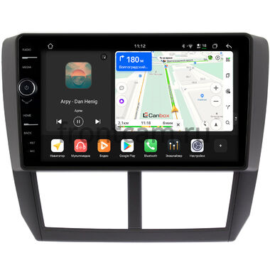 Subaru Forester 3, Impreza 3 2007-2013 Canbox PRO-Line 7876-9080 на Android 13 (4G-SIM, 12/256, DSP, QLed)