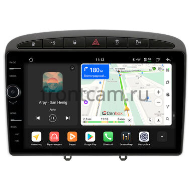 Peugeot 308, 408, RCZ 2007-2022 Canbox PRO-Line 7876-9119 Android 13 (4G-SIM, 12/256, DSP, QLed) (серая, Тип 1)