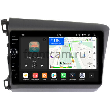 Honda Civic 9 4D 2011-2015 (левый руль, седан) Canbox PRO-Line 7876-9166 на Android 13 (4G-SIM, 12/256, DSP, QLed)