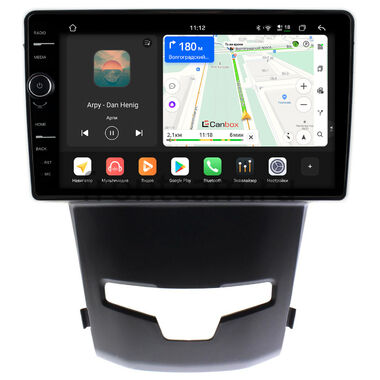 SsangYong Actyon 2, Korando 3 2013-2024 Canbox H-Line 8843-9183 Android 14 (4G-SIM, 4/64, DSP, QLed)