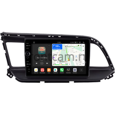 Hyundai Elantra 6 (AD) 2018-2020 (черная) Canbox PRO-Line 7876-9207 на Android 13 (4G-SIM, 12/256, DSP, QLed)