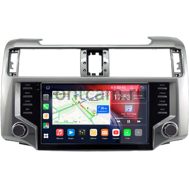 Toyota 4Runner 5 2013-2024 (серебряная, глянцевая) Canbox RS9-2230 1.5/32 на Android 10 (IPS, DSP, CarPlay)