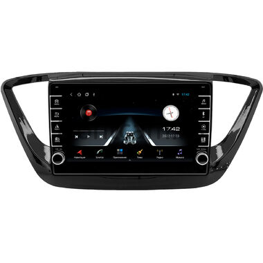 Hyundai Solaris 2 2017-2020 (черная, глянцевая) OEM BGT9-0157 2/32 на Android 10