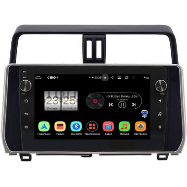 Toyota Land Cruiser Prado 150 (2017-2024) OEM BPX610-1038 на Android 10 (4/64, DSP, IPS, с крутилками) (для авто без 4 камер)