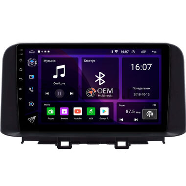 Hyundai Kona (2017-2020) OEM RK10-0342 на Android 10 IPS