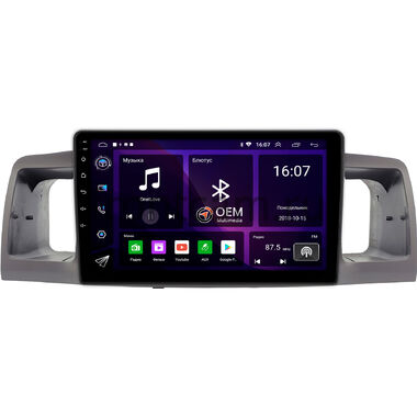 Toyota Allex, Corolla (E120) 2000-2007 (бежевая) OEM RK9-0254 на Android 10