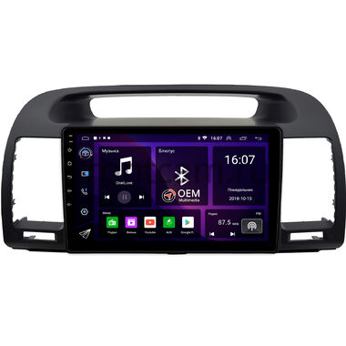 Toyota Camry XV30 2001-2006 (черная) OEM RK9-0607 на Android 10 (CarPlay, AHD, 1/32)