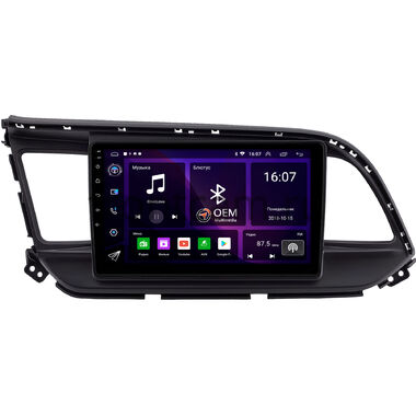 Hyundai Elantra 6 (AD) (2018-2020) (черная) OEM RK9-9207 на Android 10