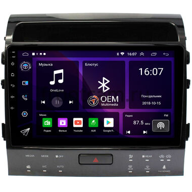 Toyota Land Cruiser 200 (2007-2009) для авто с NAVI (тип С) OEM GT10-1201 2/16 на Android 10