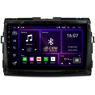 Toyota Estima 3 2006-2016, Previa 3 (XR50) 2006-2019 OEM GT9-199 2/16 на Android 10 (глянцевая)