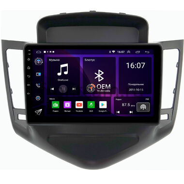 Chevrolet Cruze (2008-2012) (черная) OEM GT9-9010 2/16 Android 10