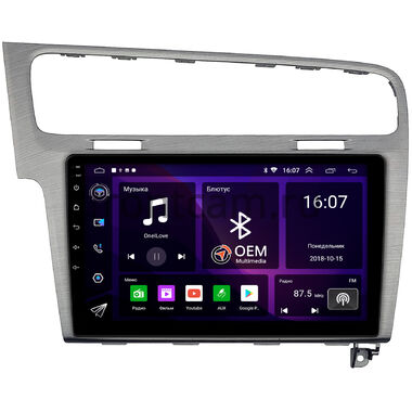 Volkswagen Golf 7 (2012-2020) (серая) OEM RK10-048 на Android 10 IPS