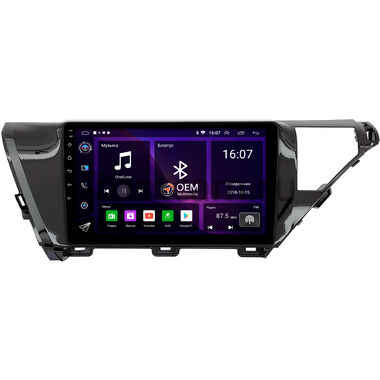 Toyota Camry XV70 2017-2021 (для авто с камерой, левый руль) OEM RK10-1050 Android 10 (CarPlay, AHD, 1/32)