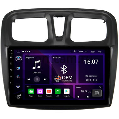 Renault Logan 2, Sandero 2 (Stepway) 2012-2022 (10 дюймов) OEM RK10-1090 Android 10 IPS