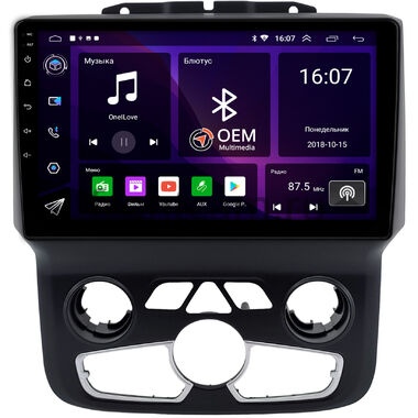 Dodge RAM 4 (DS, DJ) 2013-2023 (с климат-контролем) OEM RK9-0021 на Android 10 (CarPlay, AHD, 1/32)