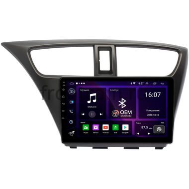 Honda Civic 9 5D 2011-2015 (левый руль, хэтчбэк) OEM RK9-0108 Android 10 (CarPlay, AHD, 1/32)