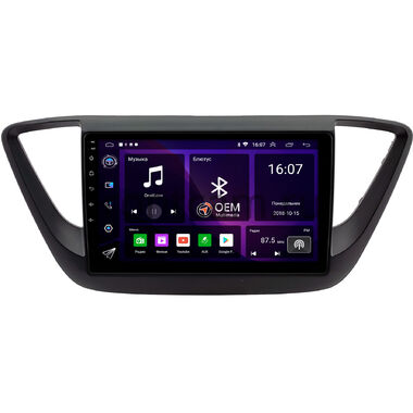 Hyundai Solaris 2 2017-2020 (черная, матовая) OEM RK9-0234 Android 10 (CarPlay, AHD, 1/32)