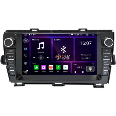 Toyota Prius 3 (XW30) 2009-2015 (левый руль) OEM RK9-1325 на Android 10 (CarPlay, AHD, 1/32)