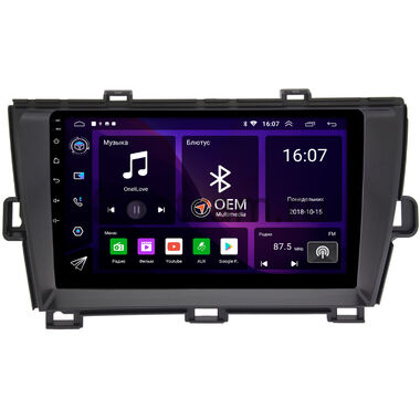 Toyota Prius 3 (XW30) 2009-2015 (правый руль) OEM RK9-195 на Android 10 (CarPlay, AHD, 1/32)